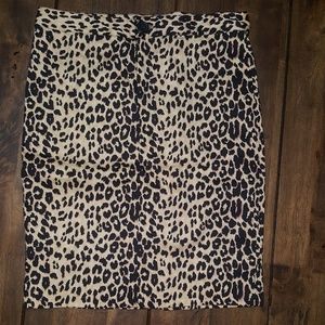 Leopard skirt